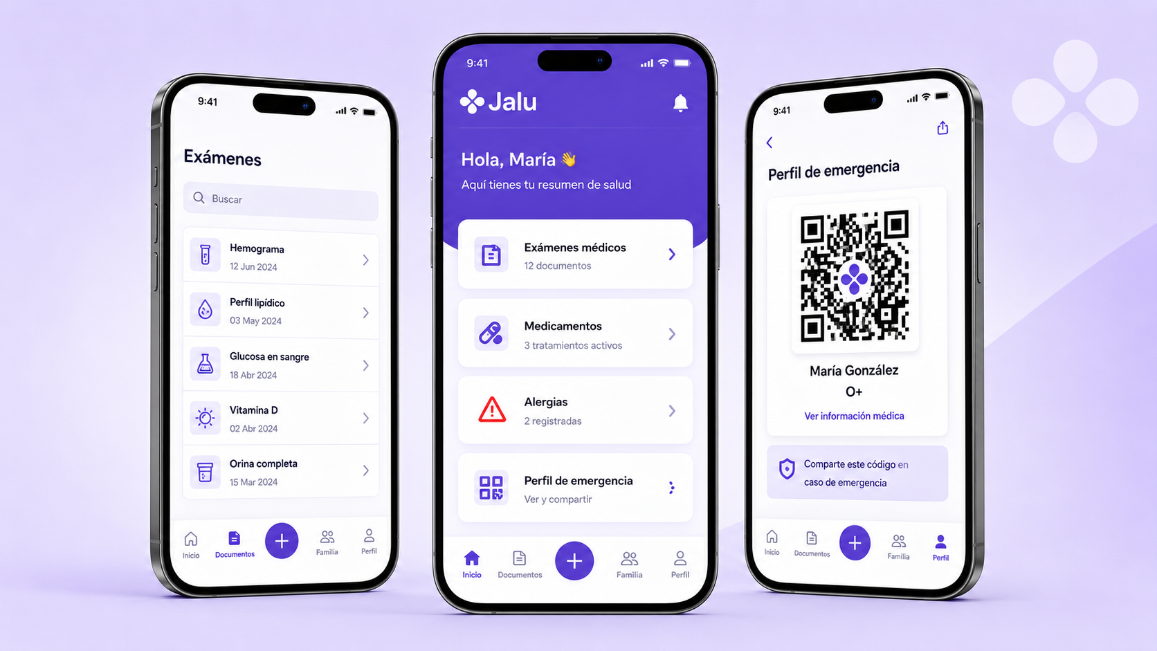 Mockup de la app Jalu